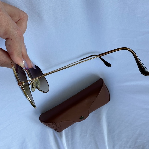 Brown gradient Rayban aviators used, details shown in pictures - Picture 3 of 7